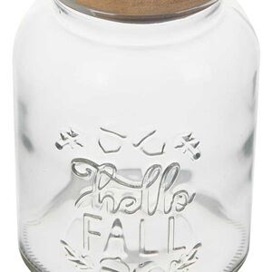 NWT Perfect Harvest >
Harvest Embossed Glass
Canister With Lid 40l